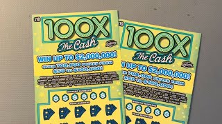 TWO 100X THE CASH SCRATCH OFFS FROM THE FLORIDA LOTTERY [upl. by Eiramlatsyrk]