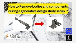 Remove Bodies and Components Using Fusion360  Fusion360  Mechanical Engineering  BK Engineering [upl. by Blackmore]