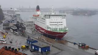 MS Mariella Viking Line arriving in Stockholm [upl. by Norreht]