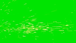 Flashing Sparks on Green Screen Background animation Video Footage HD [upl. by Lil]