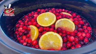 Mulled Wine Recipe in the Slow Cooker [upl. by Aelsel]