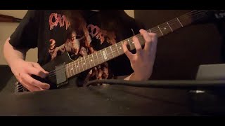 Cannibal Corpse  Evisceration Plague Guitar Cover [upl. by Yramesor]