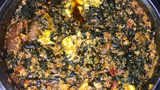 HOW I PREPARE KONTOMIRE STEW  GHANA PALAVA SAUCE [upl. by Nidnerb]