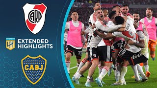 River Plate vs Boca Juniors Extended Highlights  Argentina LPF  CBS Sports Golazo [upl. by Sulienroc]