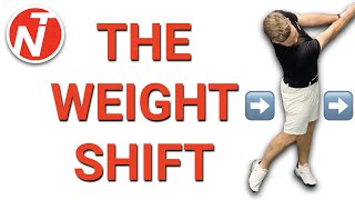 WEIGHT SHIFT  STACK amp TILT  GOLF TIPS  LESSON 212 [upl. by Cecilio]