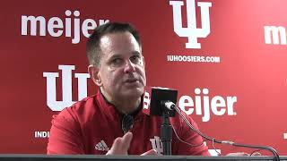 Curt Cignettis full postgame press conference after No 5 Indianas loss at No 2 Ohio State [upl. by Aidnis]