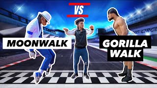 Moonwalk 🆅🆂 Gorilla Walk  𝐏𝐚𝐫𝐭 𝟏 [upl. by Esorrebma170]