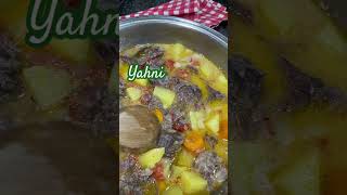 Yahni patates et inanılmaz yemek yummy delicious recipe meze etyemekleri keşfet shortvideo [upl. by Anabella]