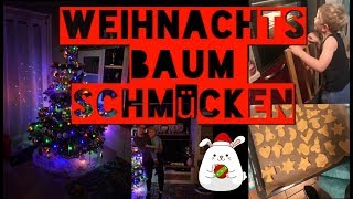 Vlog 20  Weihnachtsbaum schmücken amp Weihnachtsbäckerei ♥ [upl. by Fanchan425]