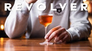 The REVOLVER  a bourbon lovers coffee cocktail 3 ingredients [upl. by Neit]