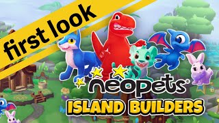 Neopets Island Builders First Look at the 2020 Game [upl. by Caiaphas]