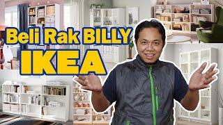 Ikea Billy Rak Murah dan Estetik  Eploring Ikea part 02 [upl. by Teerpnam]