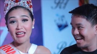 Reina Hispanoamericana 2017 Teresita Marquez answers Miss Universe questions Conan Interviews [upl. by Sac]