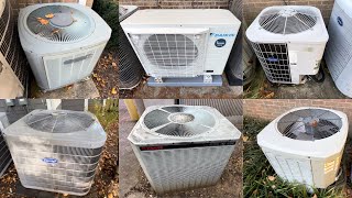 Brand New Daikin Fit Trane XE1200 amp Carrier Comfort amp Performance Heat Pumps Running Heat Mode [upl. by Acinnad]