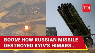 Russian Iskandar Missile Blows Up USMade HIMARS Launcher After 2 Year Wait I Watch [upl. by Mady]