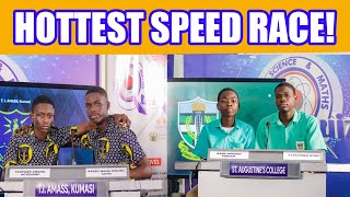 Hottest Spead Race between St Augustines and TI Amass SHS in NSMQ 2024 in Ghana [upl. by Ardnasak897]