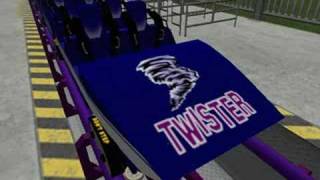 Twister A NoLimits Roller Coaster with POV [upl. by Brynne]