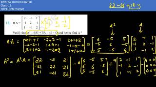 Class 12 Ex 44 Q16 Math  DeterminantsQ16 Ex 44 Class 12 Math  Ex 44 Q16 Class 12 Math [upl. by Alakim]