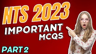 NTS Test Important MCQS 😱  NTS Test Preparation 2023  Quantitative Reasoning  NTS NAT [upl. by Sahc]