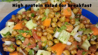 High protein salad for healthy breakfast and weight loss Its super yummy and tasty [upl. by Llorrac584]