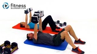 Upper Body Tabata Workout  Intense 60 Minute Back Shoulders and Arms Workout [upl. by Babs]