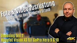 Hugyfot Vision XS für GoPro Hero 9 10 11 amp 12  Premium Tauchgehäuse Unboxing 🎥 Teil 2 [upl. by Selmore352]