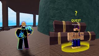 Blox Fruits How to Get Rainbow Haki  Horned Mans Quest [upl. by Tamah707]