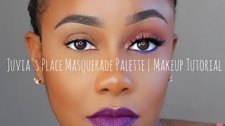 JUVIAS PLACE MASQUERADE PALETTE MAKEUP TUTORIAL  SHELBY PATRICE [upl. by Saiasi]