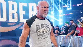 Goldberg Entrance Before SummerSlam Raw August 16 2021  HD [upl. by Monk]