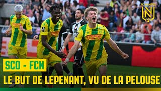 Angers SCO  FC Nantes  le but de Johann Lepenant vu de la pelouse [upl. by Ludie]