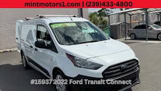 2022 Ford Transit Connect Cargo Van  Mint Motors Fort Myers Florida  Premier Commercial Dealer [upl. by Munn199]