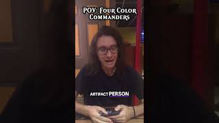 POV 4Color Commanders  Magic The Gathering  shorts edh mtg commander [upl. by Esli22]