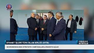 Schrobenhausen DTİK Fatih Camii dualarla ibadete açıldı [upl. by Akcebar]