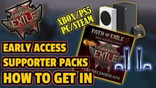 PATH OF EXILE 2 Early Access Price Supporter Packs For XBOXPSPC STEAM [upl. by Jobie]