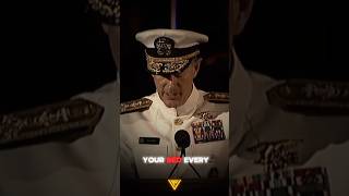 Make your bed every morning  Admiral mcraven [upl. by Rucker]