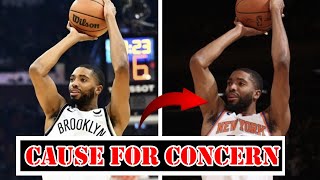 Mikal Bridges Changed Shot amp 010 3 Point Performance Has Some Knicks Fans VERY CONCERNED [upl. by Miguel271]