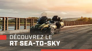 Découvrez le nouveau CanAm Spyder RT SeatoSky 2021 [upl. by Atterahs]