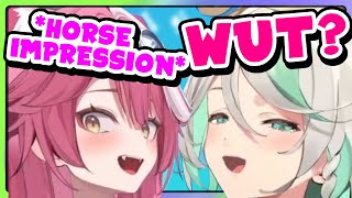 Cecilia gets stunlocked by Raoras horse impression [upl. by Haidabo]