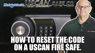 How to reset the code on a USCAN Fire Safe  Mr Locksmith™ [upl. by Aihtnamas133]