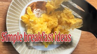 Simple breakfast ideas¦CALORIE deficit cooking asmr caloriedeficit diet [upl. by Leunamne603]