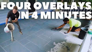 4 Ways to RESURFACE CONCRETE in 4 Minutes [upl. by Delmer]