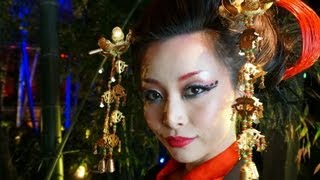 Bewitching Oiran  Kimono Look  Improv Makeup amp Hair Tutorial [upl. by Kimble]