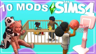 10 Mods pour Bambin   CC et Mods I Sims 4 [upl. by Acirret]