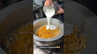 Full Making of Veg Biryani😳🥵 Indian Street Food [upl. by Ardnazil]