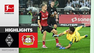 PURE Drama in 90 11  Borussia Mgladbach  Bayer 04 Leverkusen 23  Highlights  MD 1 – 202425 [upl. by Chiles]