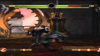 MK9  Noob Saibot amp Kratos  Tag Team Reset Combos  100 Damage [upl. by Yvan]