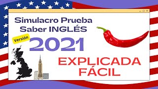 SIMULACRO PRUEBA ICFES INGLES 2021 RESUELTA Y EXPLICADA [upl. by Leiram812]