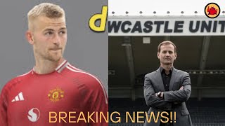 De Ligt Offer Made an Talks Ongoing with Bayern Munich as Man United Complete Dan Ashworth Signing [upl. by Richel454]