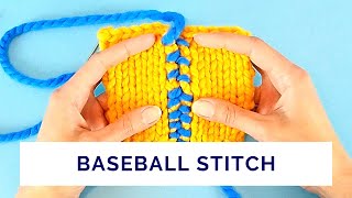 Flat Stretchy and Reversible Seam to Join Knitted Pieces [upl. by Sillihp183]