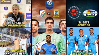 Intercontinental Cup India vs MauritiusManolo on starting 11ISL gets sponsorILeague 3ISL News [upl. by Epperson707]